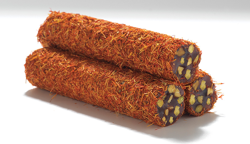 Safran Kaplı Fıstıklı Halep Sucuk