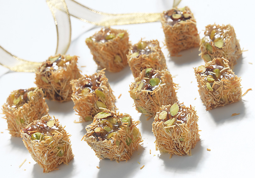 Kadayıf Kaplı Fıstıklı Çifte Kavrulmuş