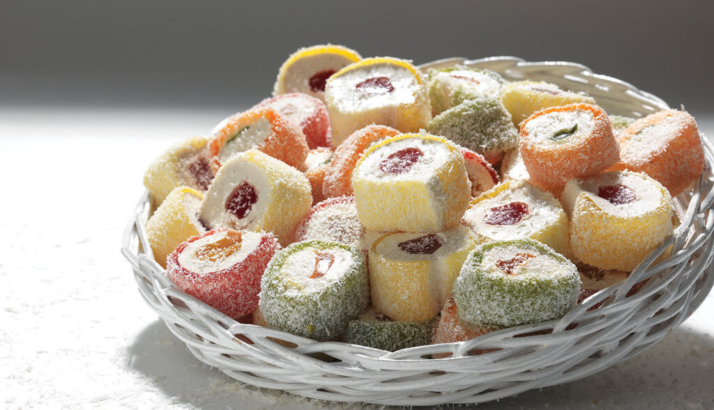 Meyveli Göbekli Lokum