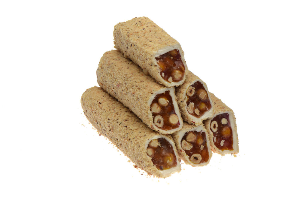 Toz Fındık Kaplı Portakallı Fındıklı Halep Lokum