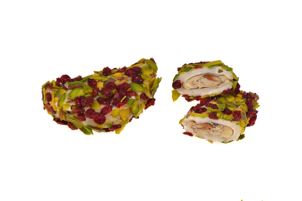 Zereşk - File Fıstık Kaplı Kremalı Ay Bohça