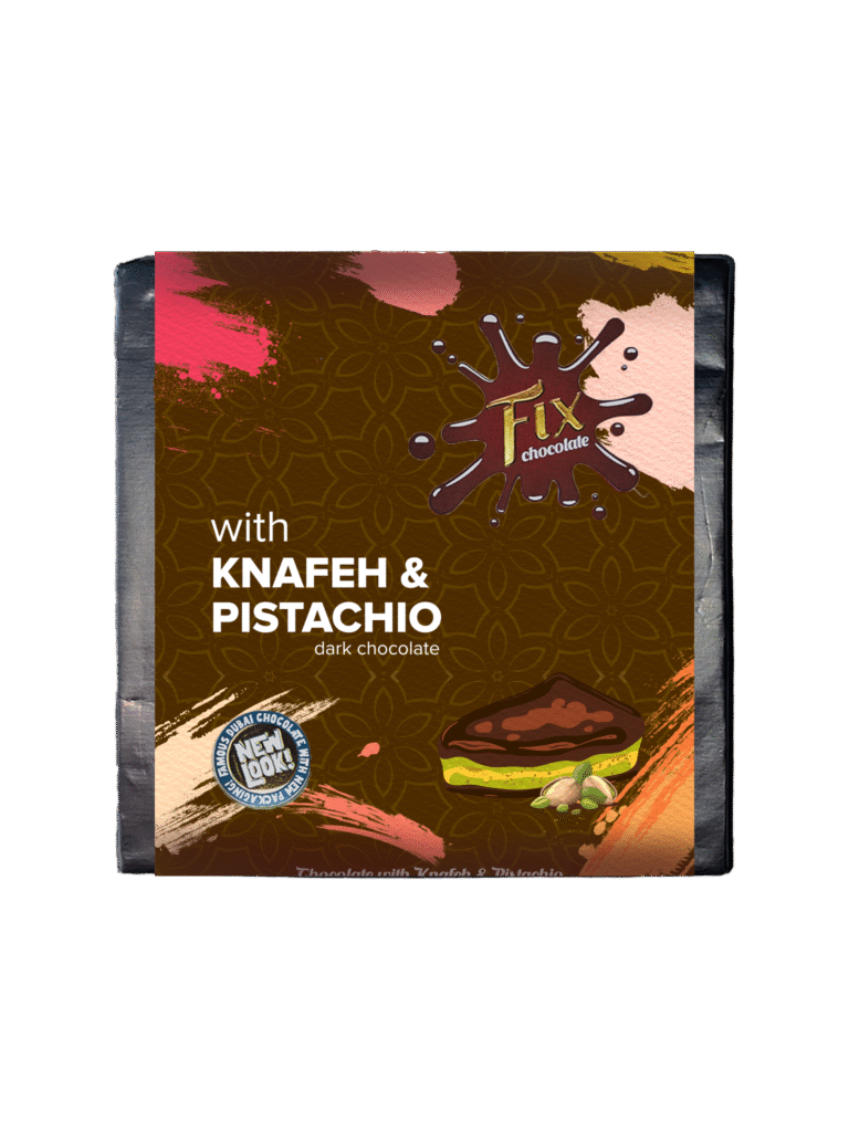 Fix Bitter Çikolatalı Antep Fıstık Kremalı Dubai çikolatası 80 gr