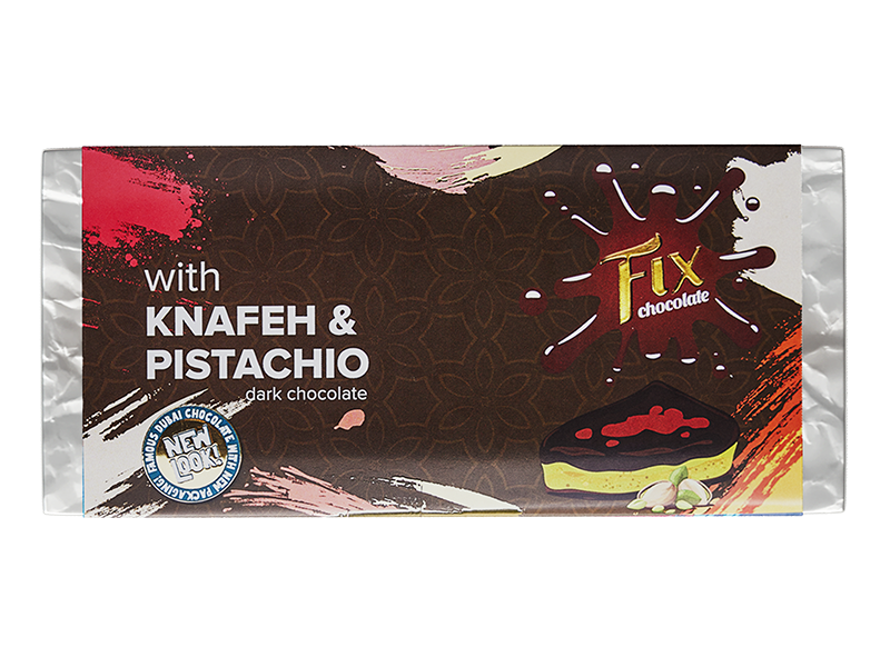 Fix Bitter Çikolatalı Antep Fıstık Kremalı Dubai çikolatası 200 gr