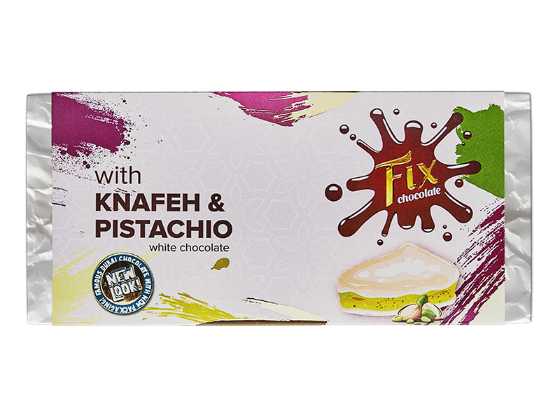 Fix Beyaz Çikolatalı Antep Fıstık Kremalı Dubai çikolatası 200 gr