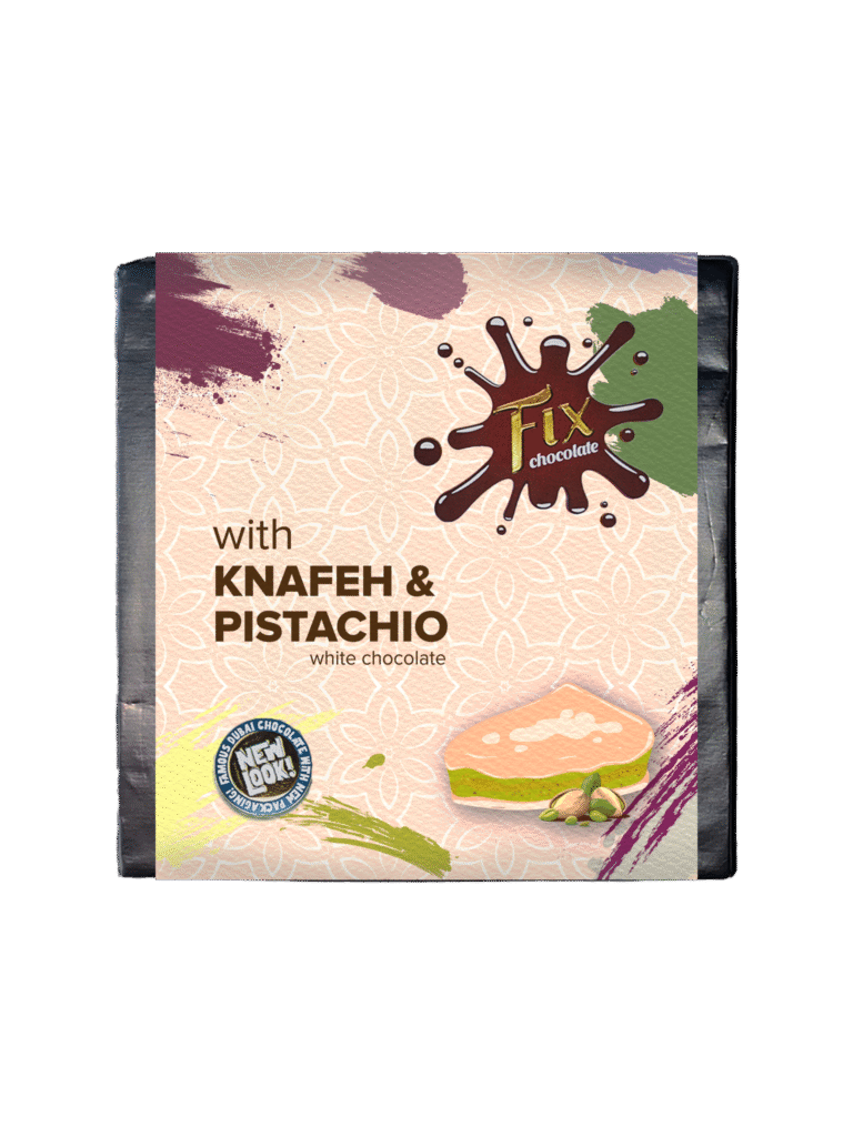 Fix Beyaz Çikolatalı Antep Fıstık Kremalı Dubai çikolatası 80 gr