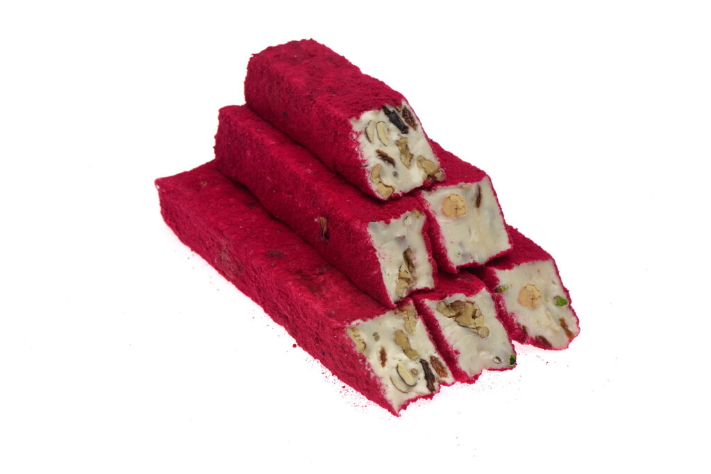 Kırmızı Velvet Kaplı Mix Nut Hürrem Kral Lokum