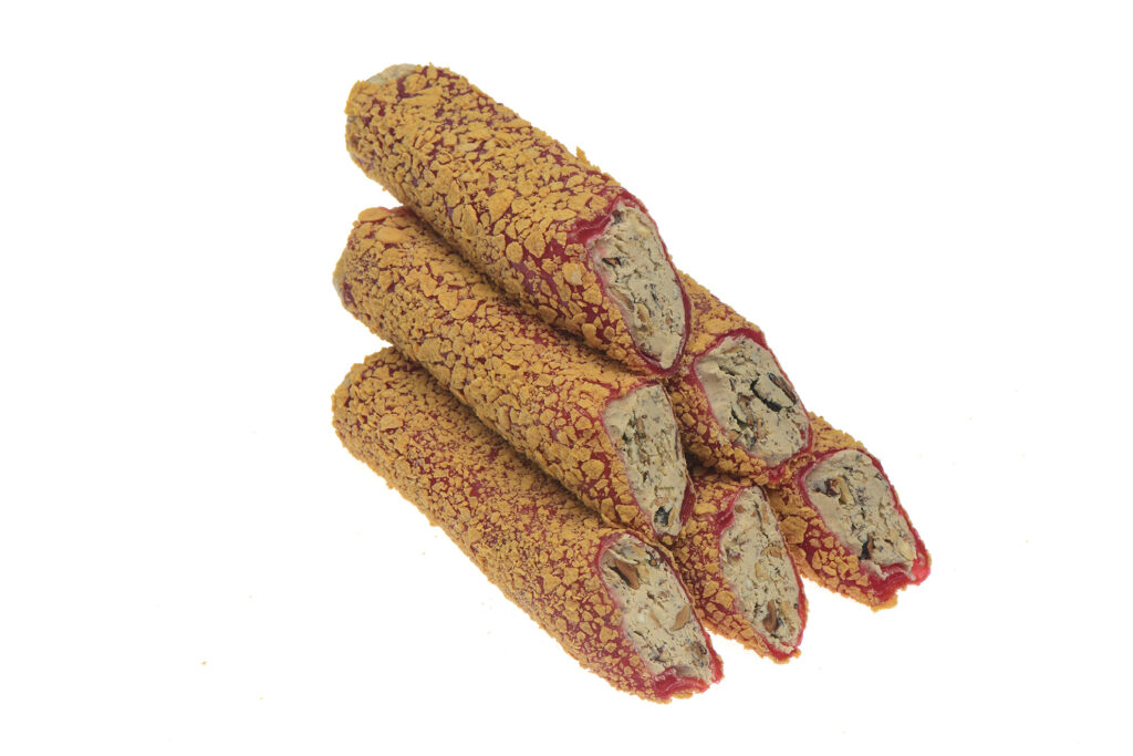 Mısır Gevreği Kaplı Badem Kremalı Sarma