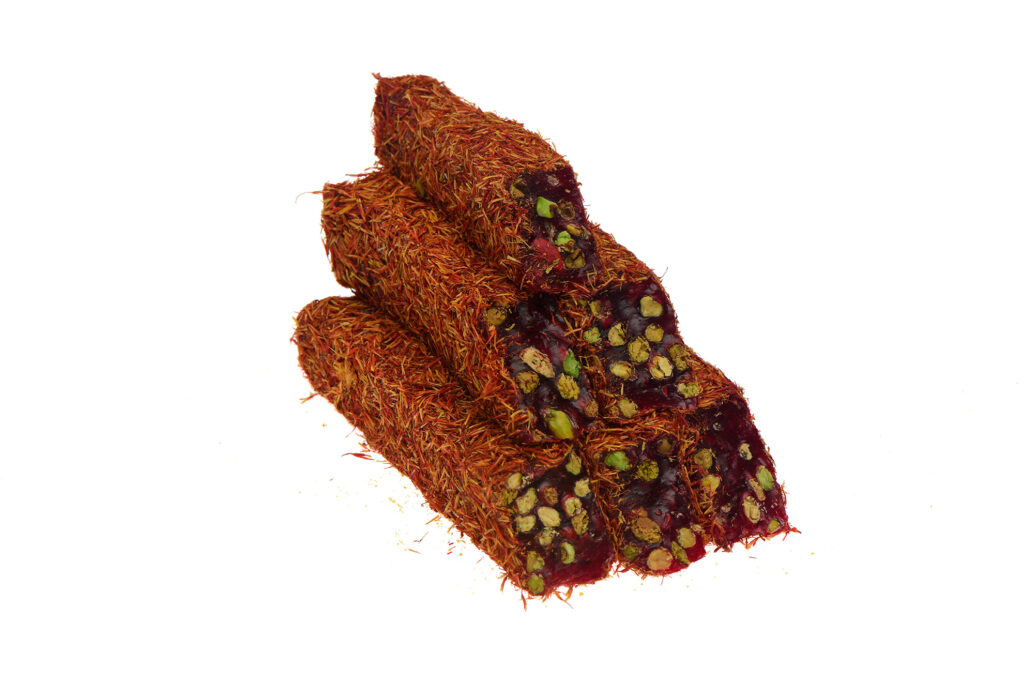 Safran Kaplı Narlı Fıstıklı Kral Lokum