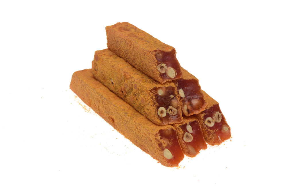 Turuncu Velvet Kaplı Fındıklı Kral Lokum